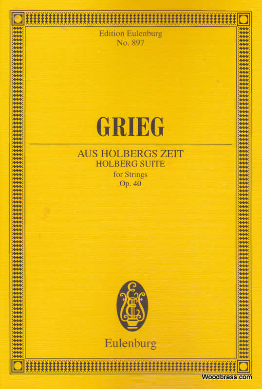 GRIEG EDVARD - HOLBERG SUITE OP. 40 - STRINGS