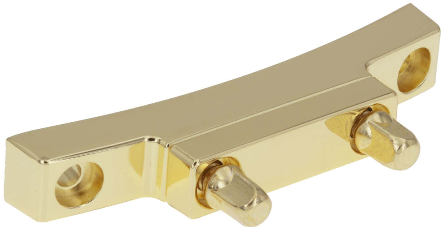 STOB5-BR - Placa de tope Fundición a presión "Deluxe" Mecanismo de bordonera Bordonera Latón 62mm