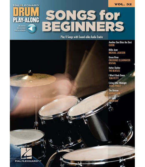Drum Play Along Volumen 32 Canciones para principiantes de batería + MP3 - Batería