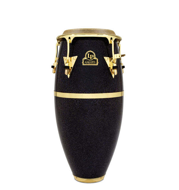 LP809Z - CONGAS GALAXY FIBRE - CONGA 11 3/4" - BLACK HOLOGRAM SPARKLE
