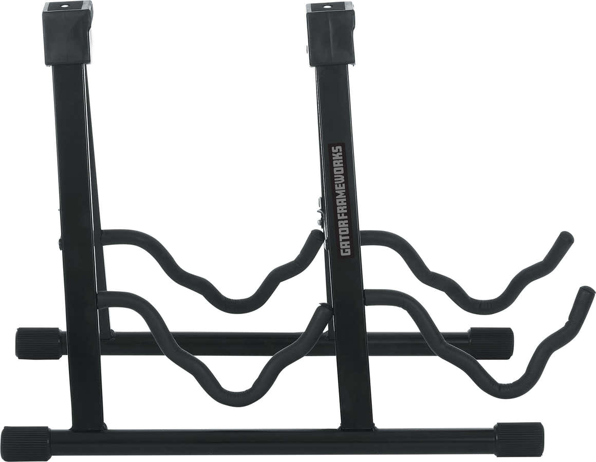 Soporte Doble En A Para Guitarra Acústica Y Eléctrica