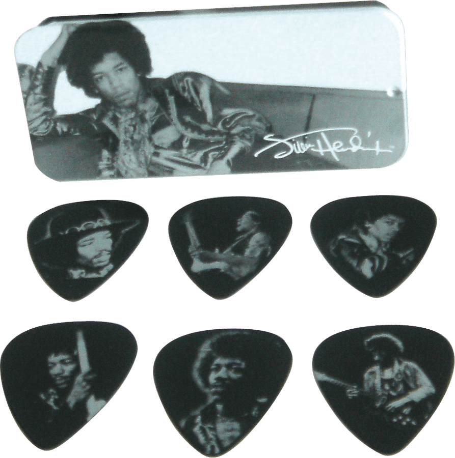 12 x Heavy Jimi Hendrix Silver Portrait Lata