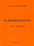 Edition Delrieu Bourcier Jeanne - Premier Solfege Vol.2 - Cle De Fa