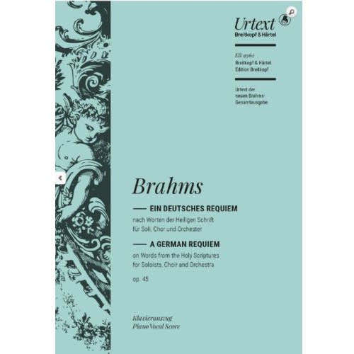 Brahms Johannes - Un réquiem alemán Op. 45 - Partitura vocal