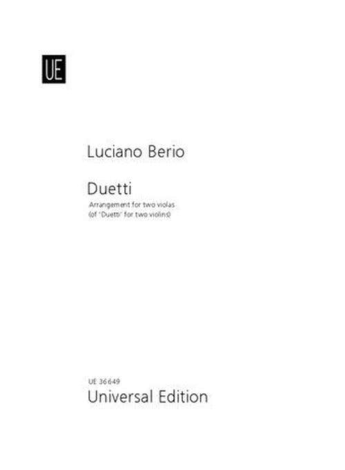 Berio Luciano - Duetti - 2 Altos