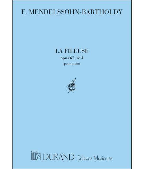 MENDELSSOHN F. - LA FILEUSE OPUS 67 N. 4 - PIANO