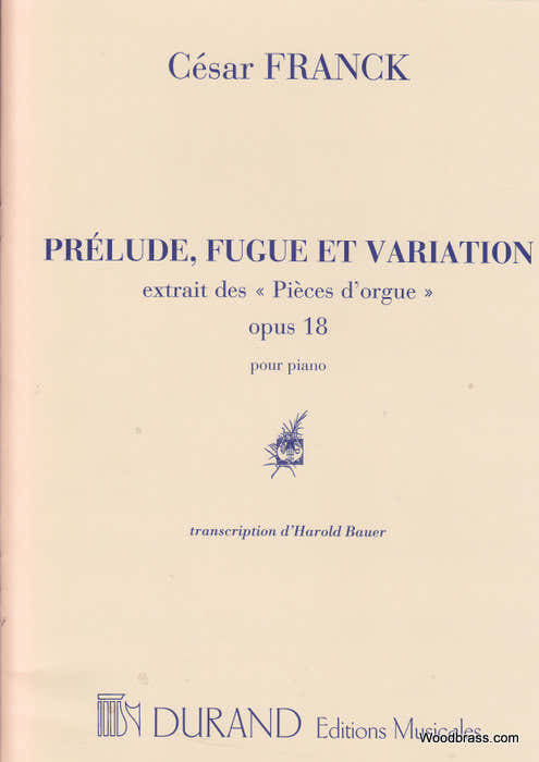 Franck - Prelude Fugue et Variation - Piano