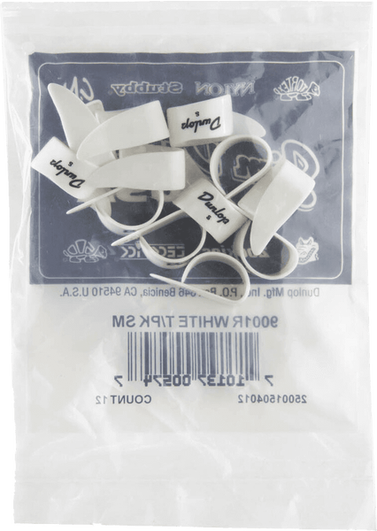 Dunlop 12 x Thumbpick Small White