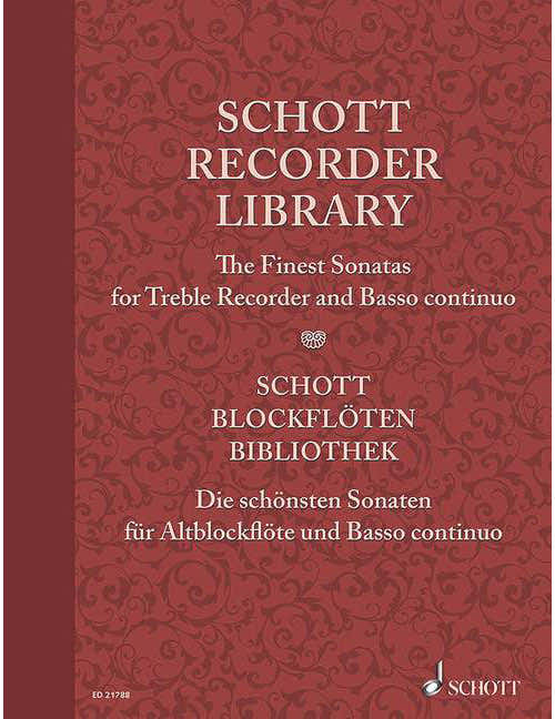 Schott Collection Flauta De Pico - Flauta De Pico Alto Y Bajo Continuo
