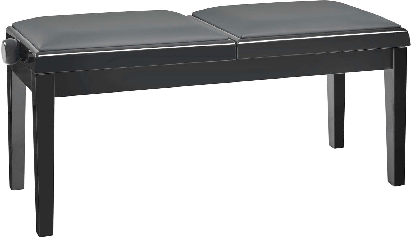 Banco doble para teclado 13949 Negro