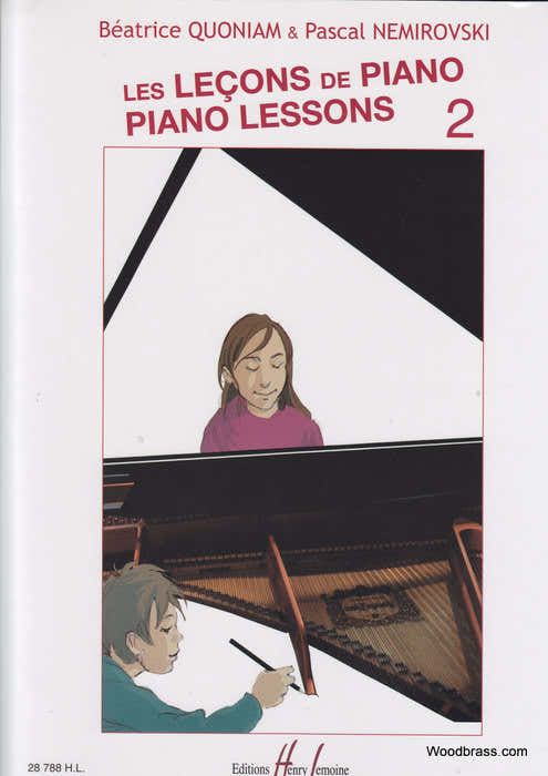 QUONIAM B./NEMIROVSKY P. - LES LECONS DE PIANO VOL. 2