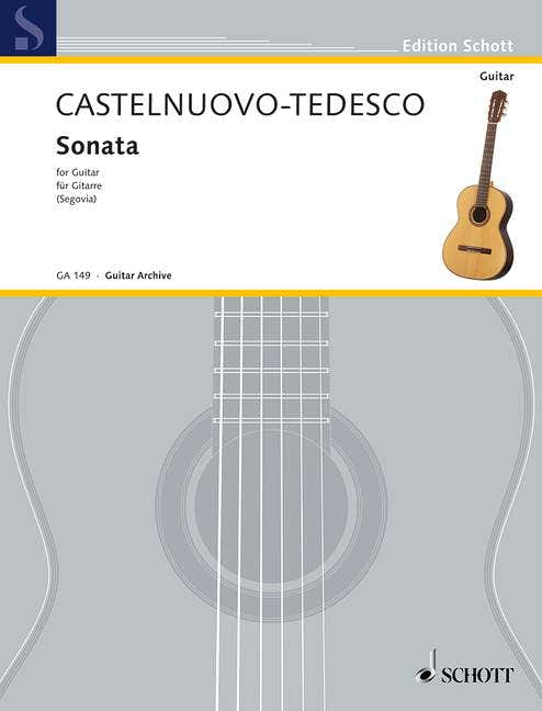CASTELNUOVO-TEDESCO M.- SONATE IN D MAJOR - GUITAR