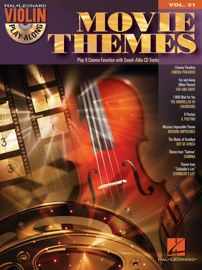 Violin Play Along Volume 31 Movie Themes + Audio En Ligne - Violin