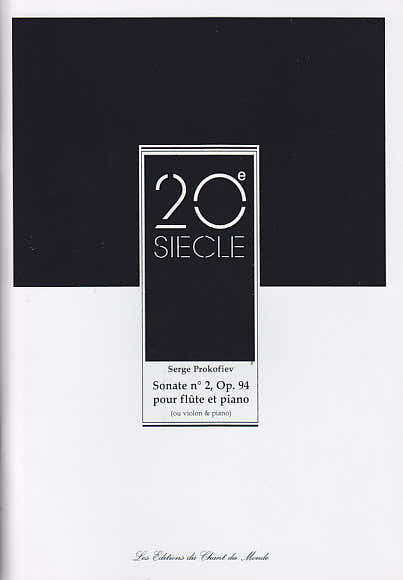 Prokofiev Serge - Sonate N°2 Op.94 - Flute & Piano