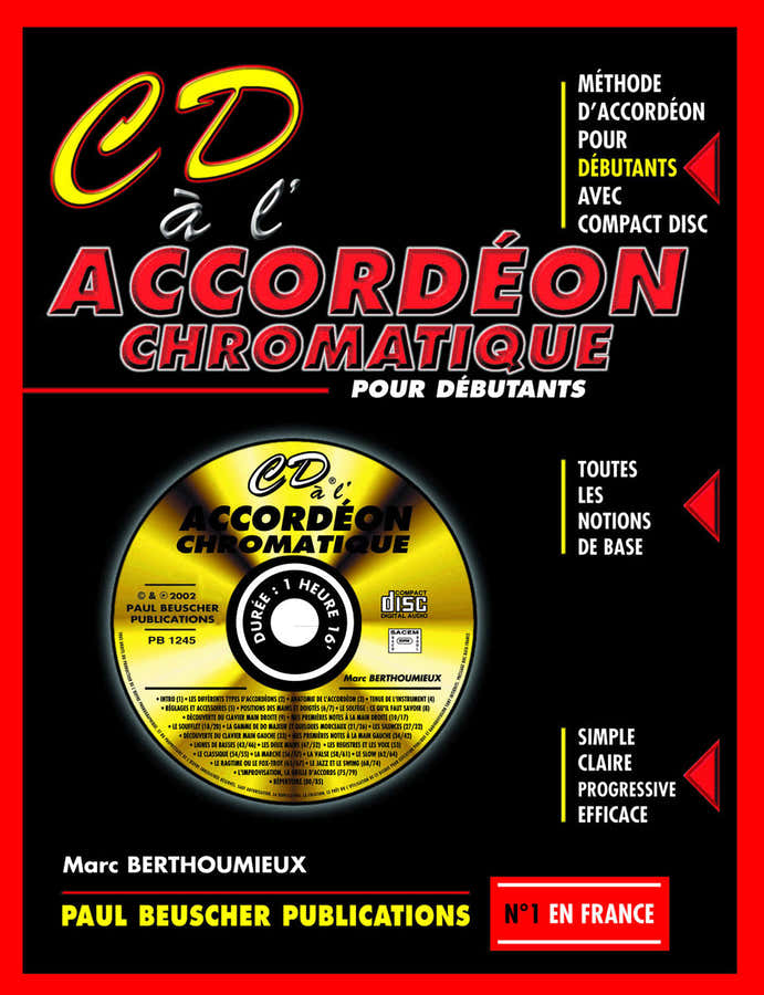 Berthoumieux Marc - CD À L'accordéon Chromatique