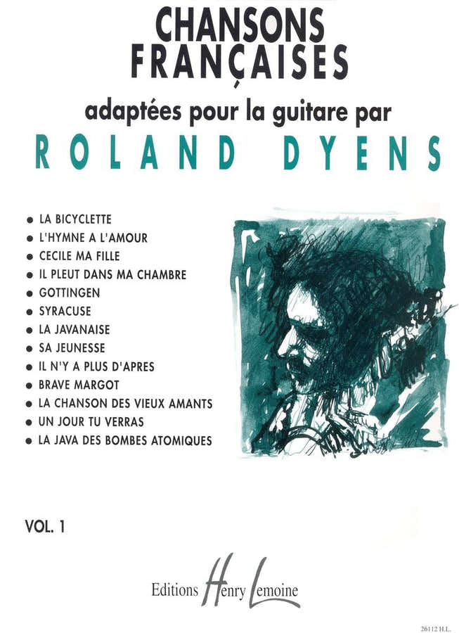 Dyens Roland - Canciones francesas Vol.1 - Guitarra con tablaturas