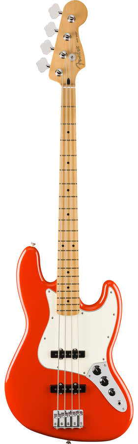 Jazz Bass Player II MN Rojo Coral