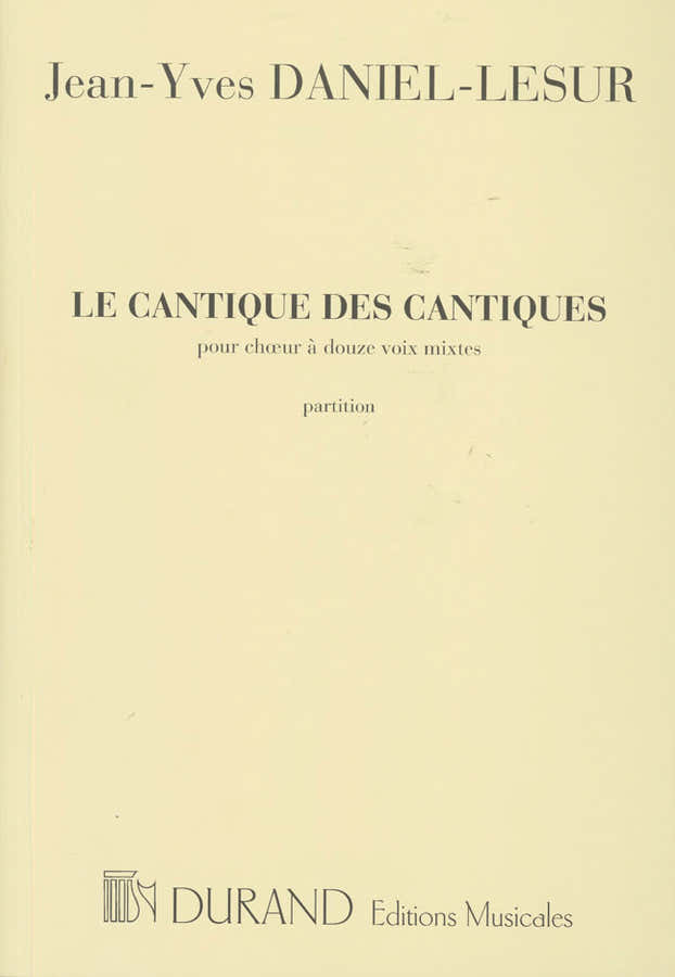 DANIEL-lesur - Cantar de los Cantares - 12 voces a cappella