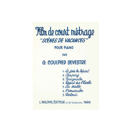 Coulpiedsevestre - Film De COURT-métrage (7 Pces) - Piano