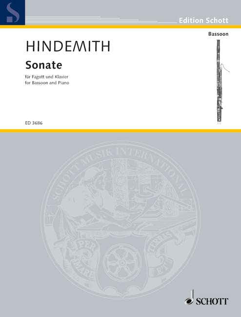 Hindemith Paul - Sonata para fagot - Fagot y piano