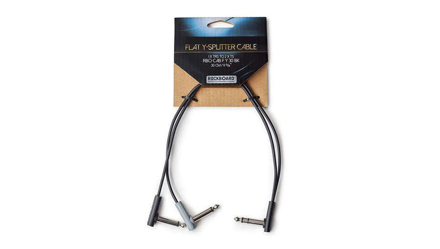 Cable patch plano con divisor en Y CAB-FY30-bk