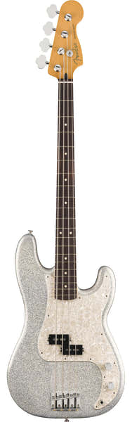 Precision Bass Player II 75 aniversario RW Brillo de Polvo de Diamante