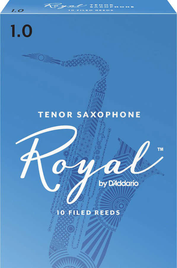 Rkb1010 - Rico Royal Cañas Saxofón Tenor Fuerza 1.0 Paquete De 10