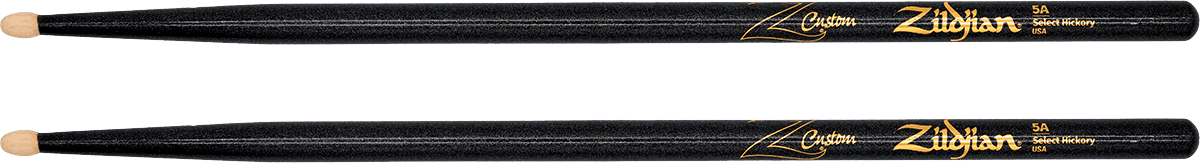 DRUMSTICKS Z-CUSTOM 5A BLACK CHROMA