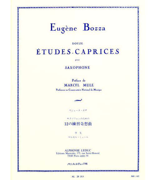 Bozza E. - 12 ETUDES-caprices - Saxophone