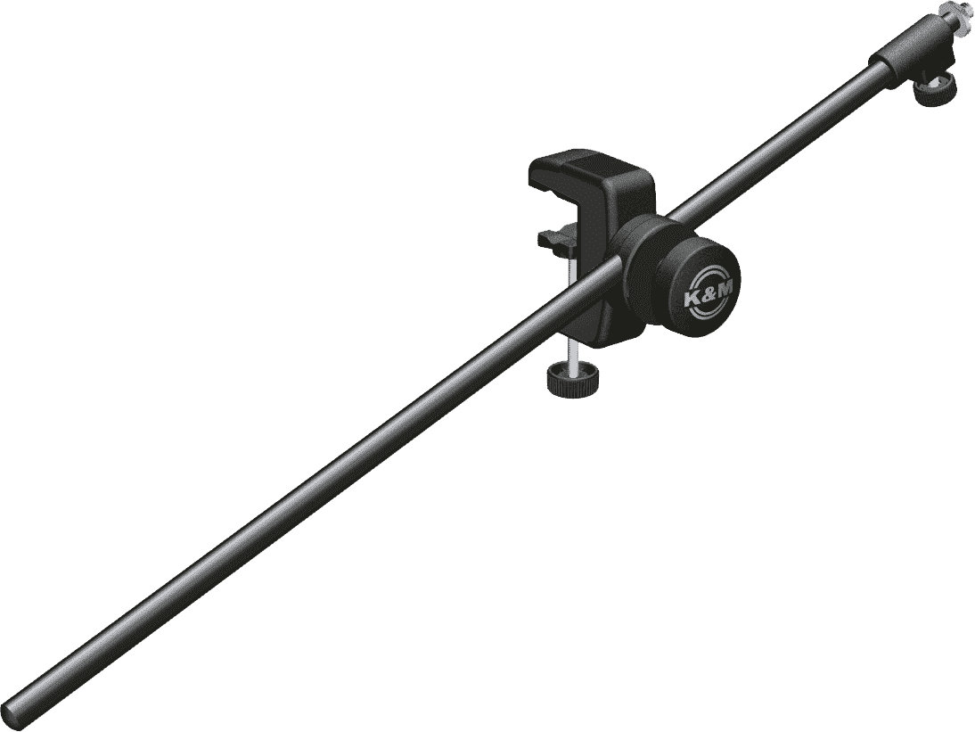 25800-311-55 Soporte de sobremesa negro para micrófono
