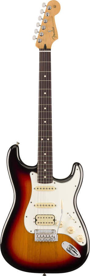 Stratocaster HSS Player II RW Sunburst de 3 colores