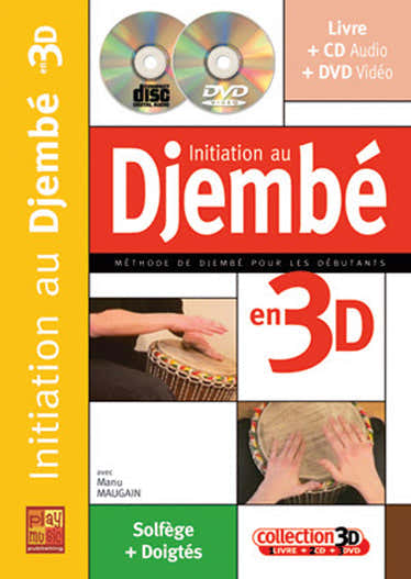 Maugain Manu - Iniciación al djembé en 3D CD + DVD