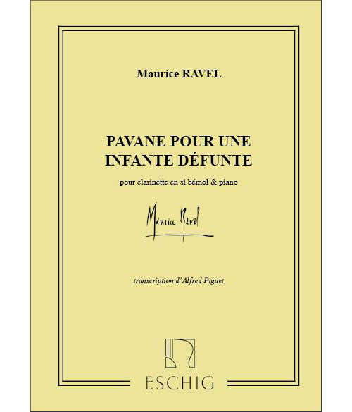 Ravel M. - Pavana para una infanta difunta - Clarinete y piano