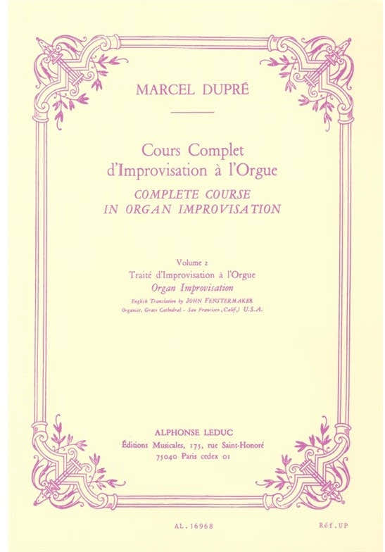 Curso completo de improvisación al órgano Vol. 2