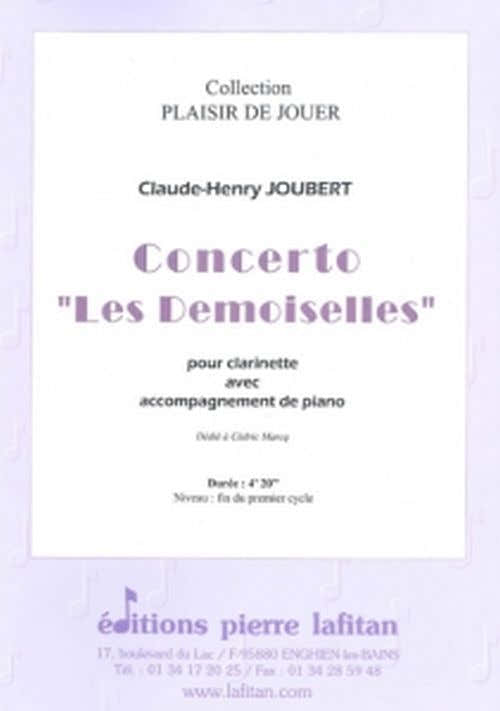 Joubert CLAUDE-henry - Concierto Les Demoiselles - Clarinete y piano