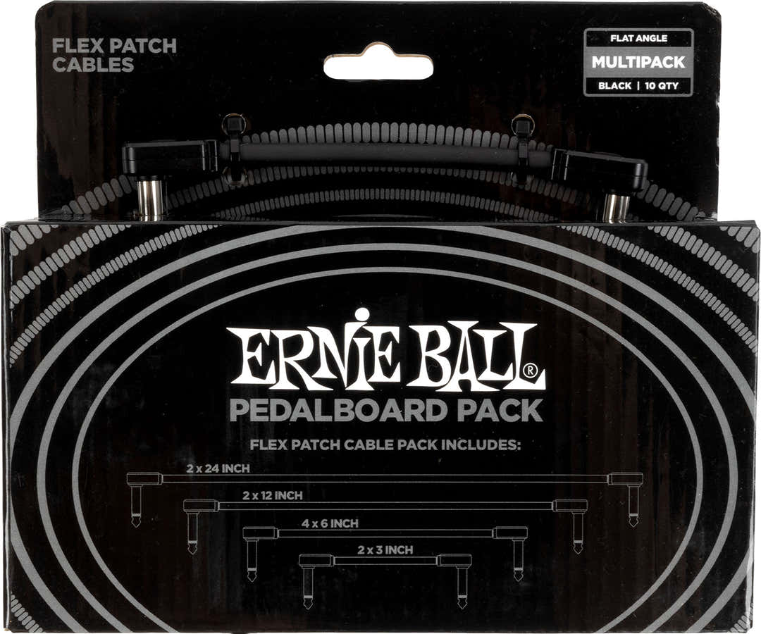 Pack 10 Cables Patch Flex - Negro