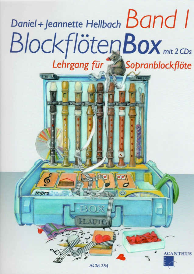 Hellbach D. - Caja de flautas dulces Vol. 1 + 2 CDs