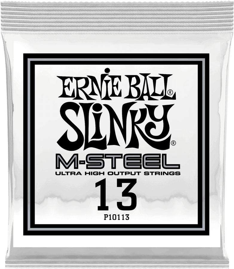 .013 M-STEEL PLAIN ELECTRIC GUITAR STRINGS