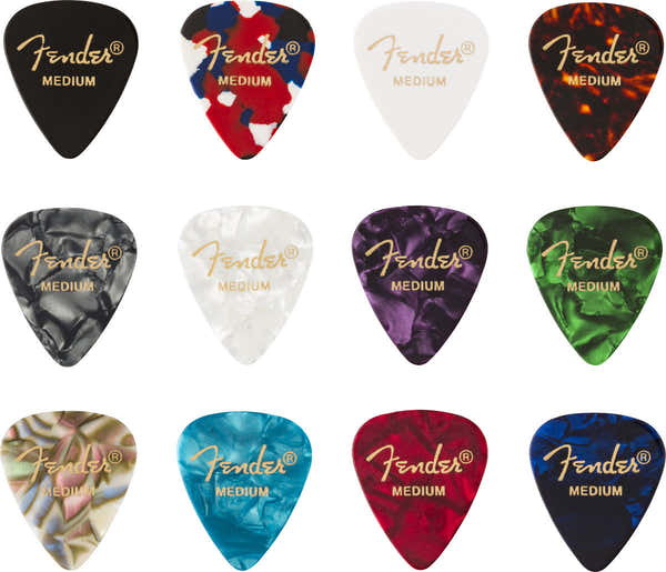 Fender 351 Shape Celluloid Medley Medio (12)