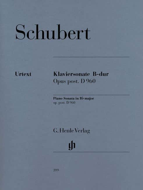 Schubert F. - Piano Sonata B Flat Major D 960