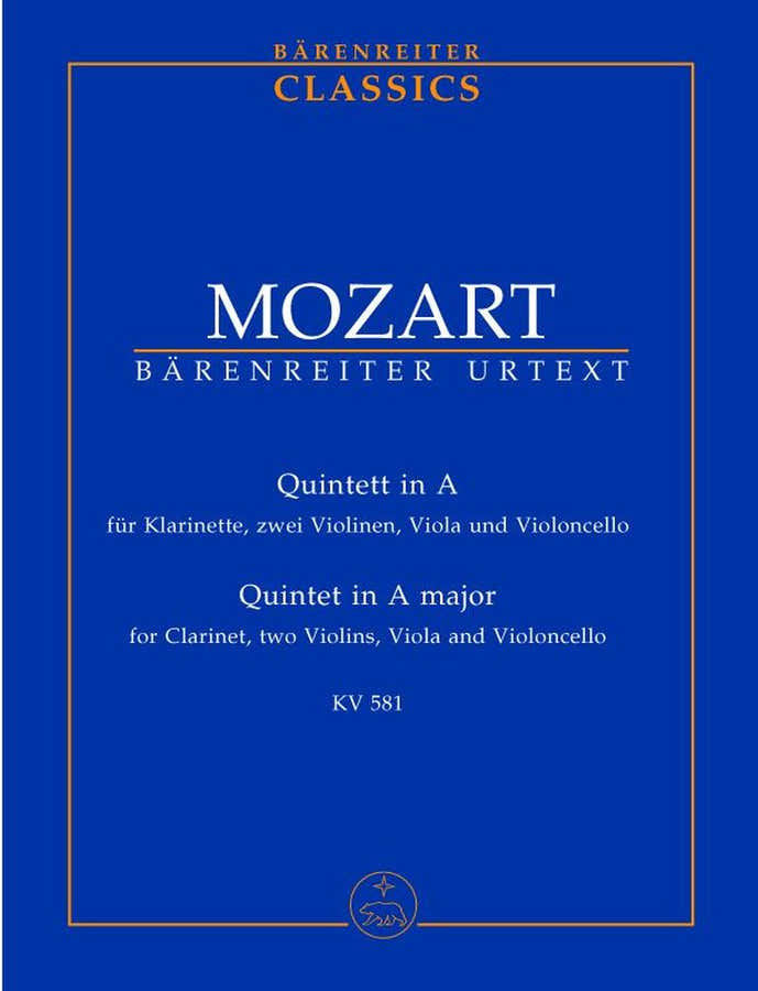 Mozart W.a. - Quintette En La Majeur KV581 - Conducteur Poche