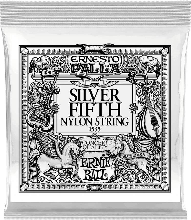 SILVER 5TH ERNESTO PALLA NYLON CLASSICAL GUITAR STRINGS