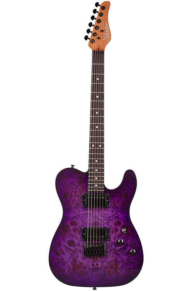 Pt Standard Púrpura Burst Madera de nudos