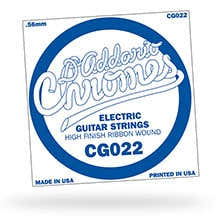 CG022 FLAT WOUND ELECTRIC GUITAR SINGLE STRING .022
