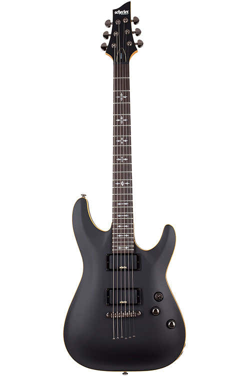 Demon 6 Negro satinado envejecido
