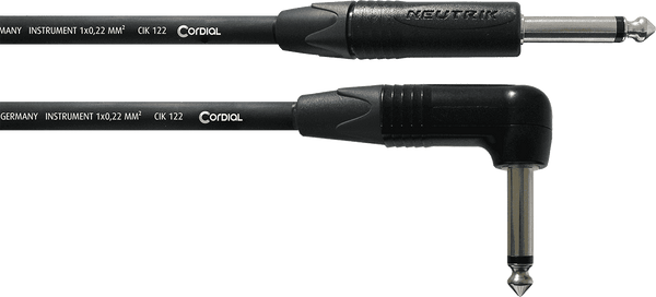 Cable Guitarra Jack Recto /Acodado 6 M
