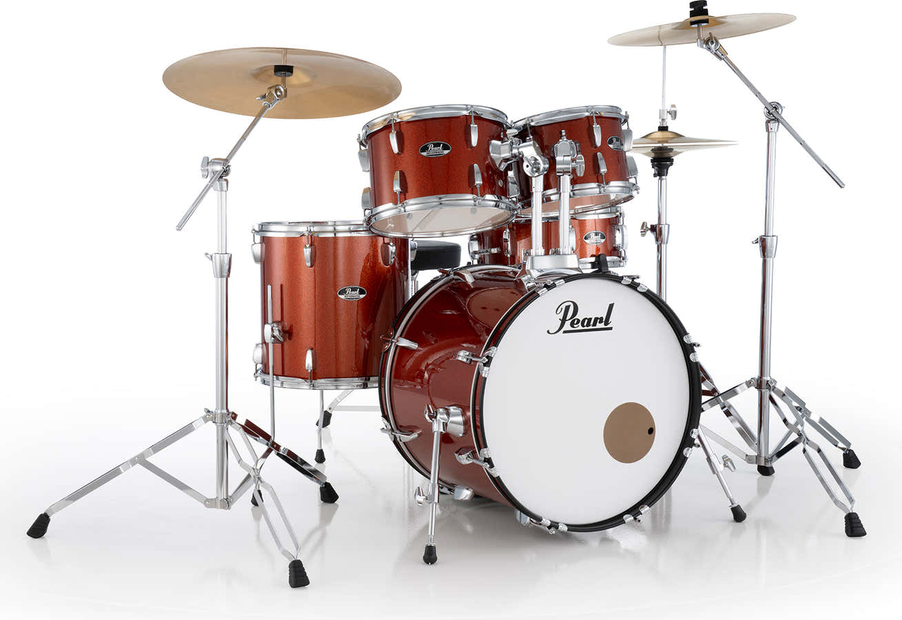 Roadshow+ rock 22 + B-50 + Paquete Sabian Solar Burnt Orange Sparkle