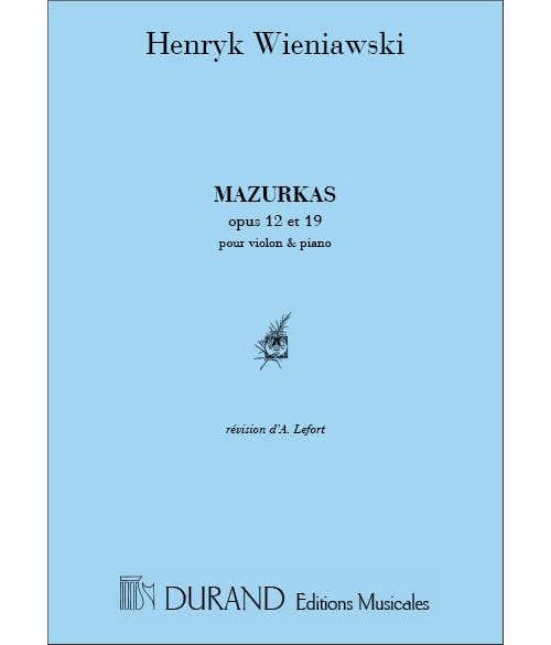 WIENIAWSKI - MAZURKAS - VIOLON ET PIANO