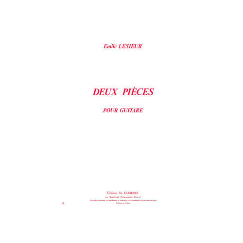 Lesieur Emile - Pieces (2) : Tendresse - Petite Marche - Guitare