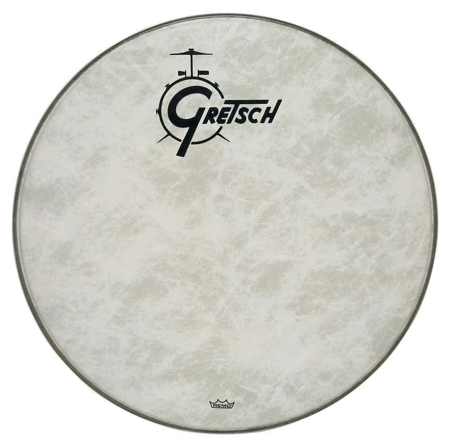 FIBERSKYN 18" LOGO GRETSCH DRUMS RESONANCIA